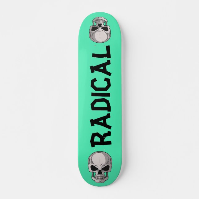 Skateboard Planche à roulettes 80s radicale (Devant)