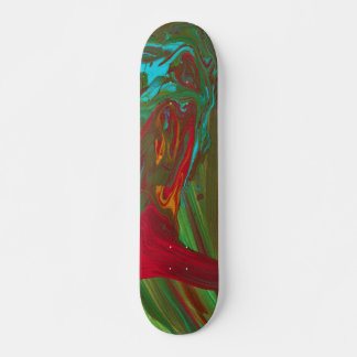 Skateboard Planche à roulettes abstraite sauvage Rags To Rich