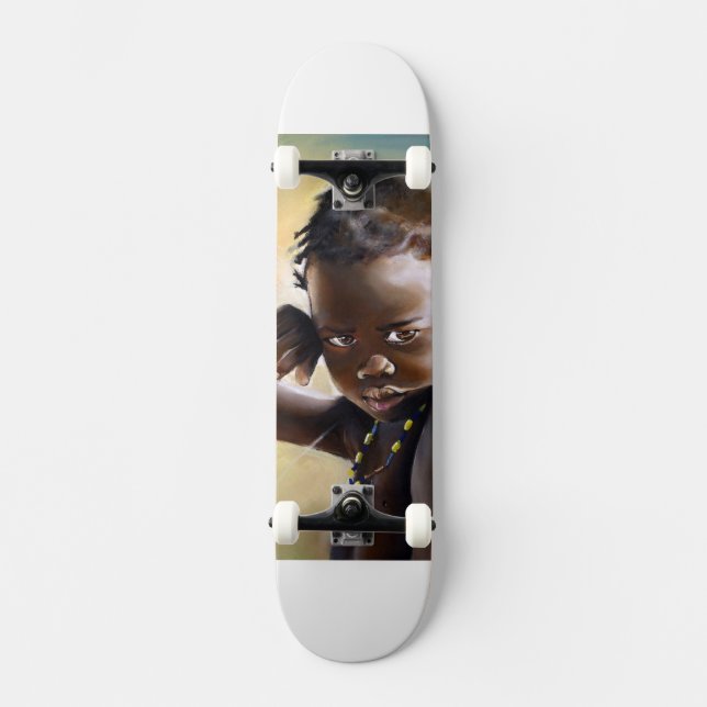 Skateboard Planche à roulettes africaine d'été d'enfant (Recto)