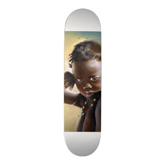 Skateboard Planche à roulettes africaine d'été d'enfant