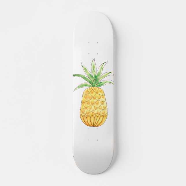 Skateboard Planche à roulettes Ananas (Devant)