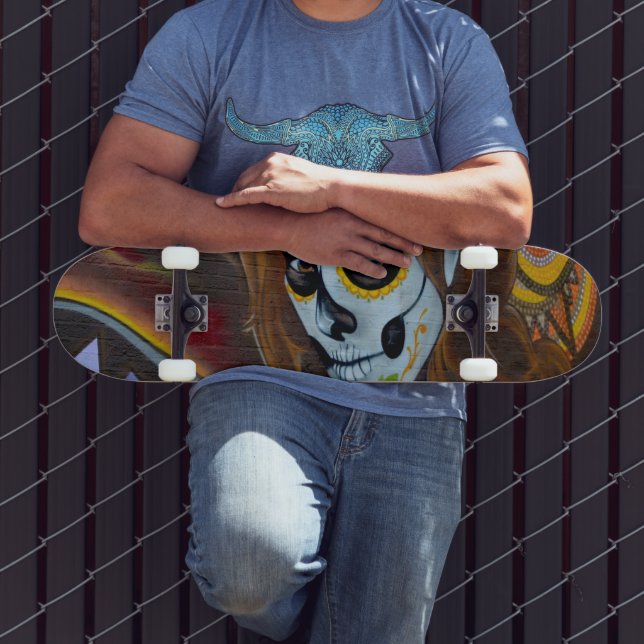 Skateboard Planche à roulettes - Art de rue psychédélique (Extérieur 3)