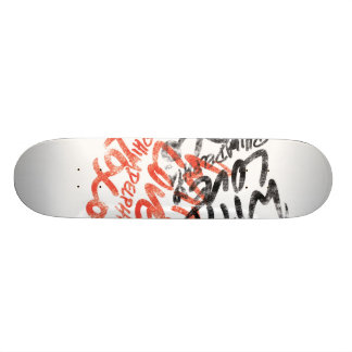 Skateboard Planche à roulettes "avec d'amour" timbre