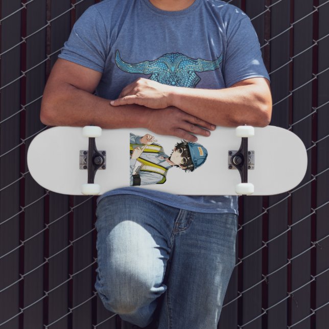 Skateboard Planche à roulettes avec expert en manga en sécuri (Extérieur 3)