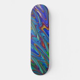 Skateboard planche à roulettes bleu