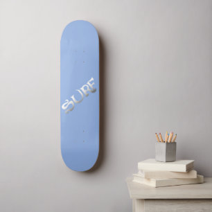 Skateboard planche à roulettes bleu surf