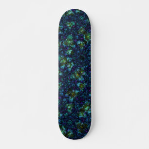 Skateboard Planche à roulettes bleue colorée