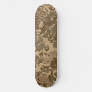 Skateboard Planche à roulettes Camo Marron Beige Vert