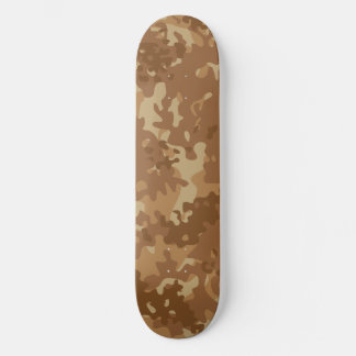 Skateboard Planche à roulettes camouflage marron beige désert