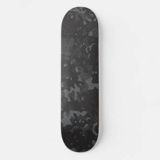 Skateboard Planche à roulettes Camouflage Noir Gris