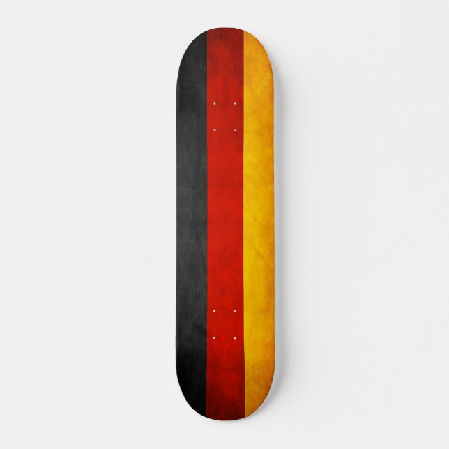 Skateboard Planche à roulettes CBD202 - Drapeau allemand (Devant)