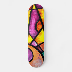 Skateboard Planche à roulettes, chasseur de comètes Art abstr