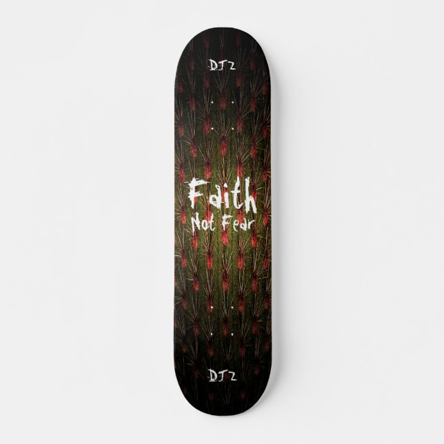 Skateboard Planche à roulettes chrétienne de foi (Devant)