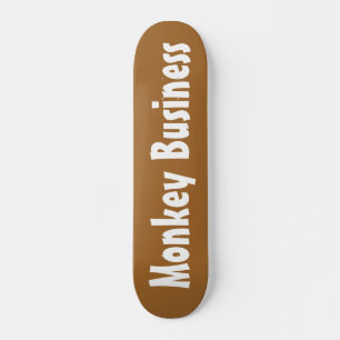Skateboard Planche à roulettes d'affaires de singe