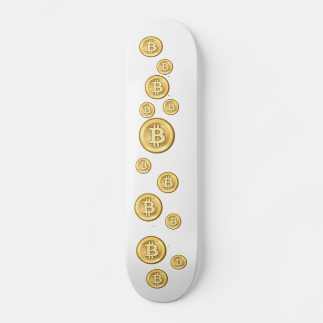 Skateboard Planche à roulettes de Bitcoin (Recto)