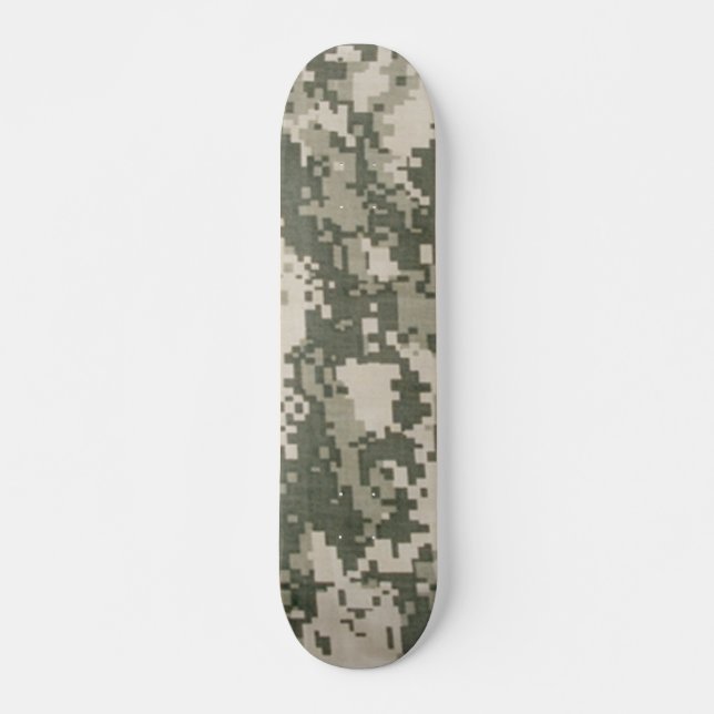 Skateboard Planche à roulettes de camouflage d'armée de (Devant)