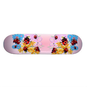 Skateboard Planche à roulettes de coccinelles de