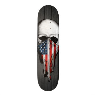 Skateboard Planche à roulettes de crâne d'anarchie