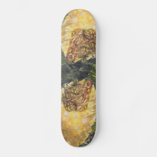 Skateboard planche à roulettes de crapaud de région boisée