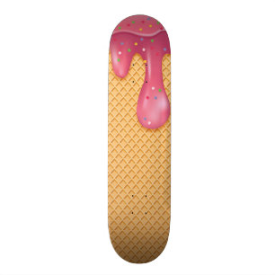 Skateboard Planche à roulettes de crème glacée