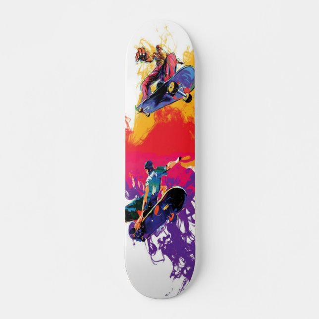 Skateboard Planche à roulettes de croquis de patineur (Devant)