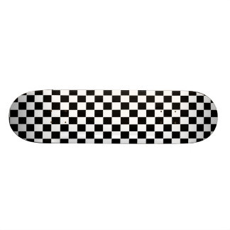 Skateboard Planche à roulettes de damier