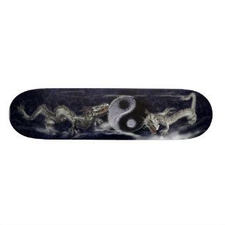 Skateboard Planche à roulettes de dragon de Yin Yang