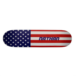 Skateboard Planche à roulettes de drapeau américain
