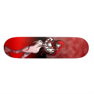 Skateboard Planche à roulettes de fille de vampire