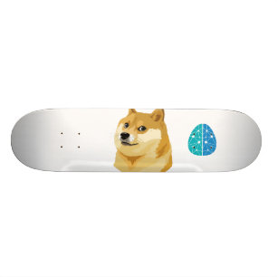 Skateboard Planche à roulettes de fonctionnaire de doge de