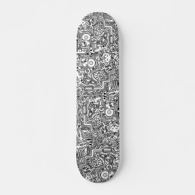Skateboard Planche à roulettes de griffonnages (Devant)