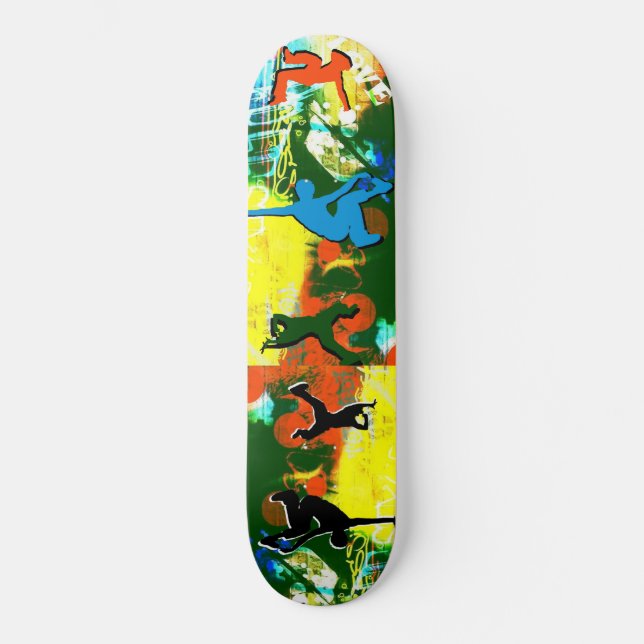 Skateboard Planche à roulettes de hip hop de graffiti de (Recto)