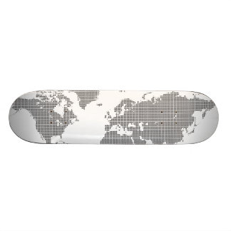 Skateboard planche à roulettes de la carte du workd 2part (1)