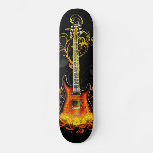 Skateboard Planche à roulettes de l'art 1A de guitare