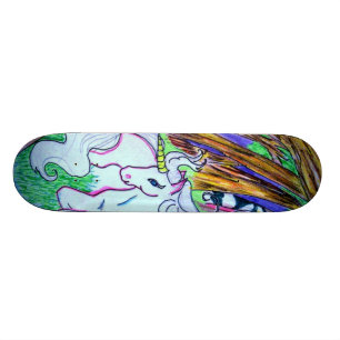 Skateboard Planche à roulettes de licorne