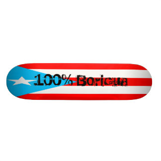 Skateboard Planche à roulettes de P.R., Boricua 100%