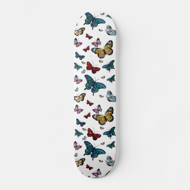 Skateboard Planche à roulettes de papillons (Recto)