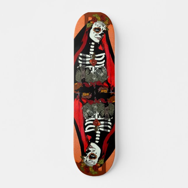 Skateboard Planche à roulettes de Père Noël Muerte (Devant)