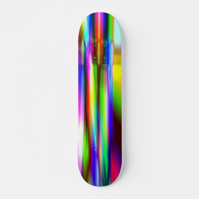 SKATEBOARD PLANCHE À ROULETTES DE PLASTIQUE D'ARC-EN-CIEL (Devant)