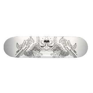 Skateboard Planche à roulettes de poissons de Koi