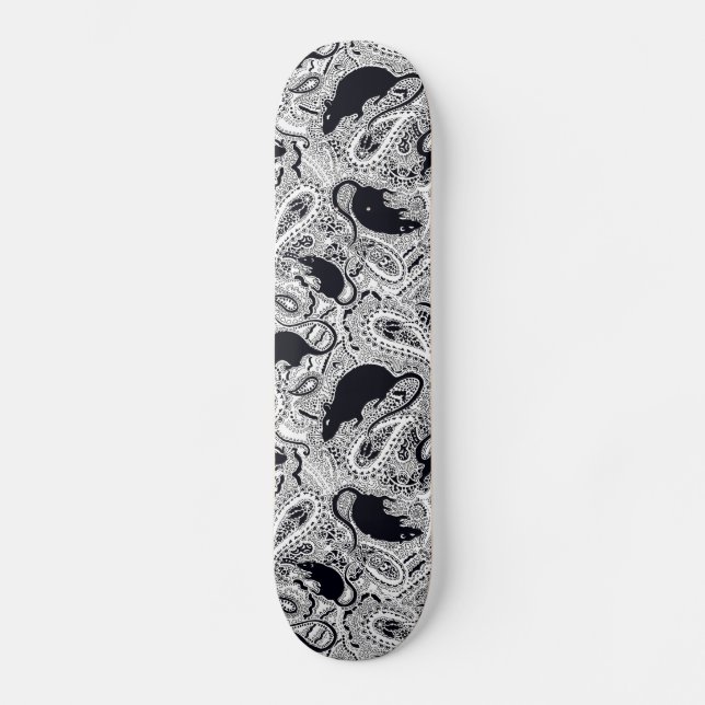 Skateboard Planche à roulettes de rats de Paisley (Recto)