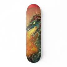 Planche à roulettes de respiration de dragon du