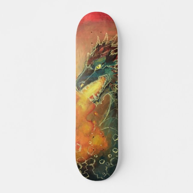 Skateboard Planche à roulettes de respiration de dragon du (Devant)