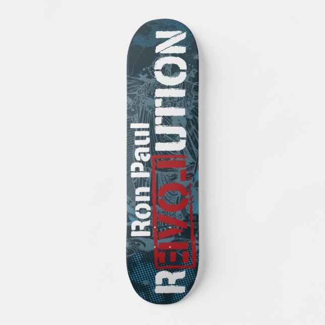 Skateboard Planche à roulettes de révolution de Ron Paul (Recto)