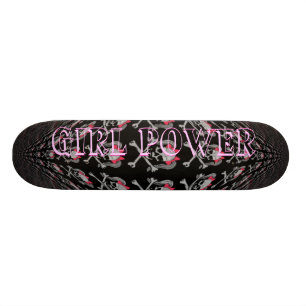 Skateboard Planche à roulettes de tuile de crâne de queue d