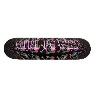 Skateboard Planche à roulettes de tuile de crâne de queue de