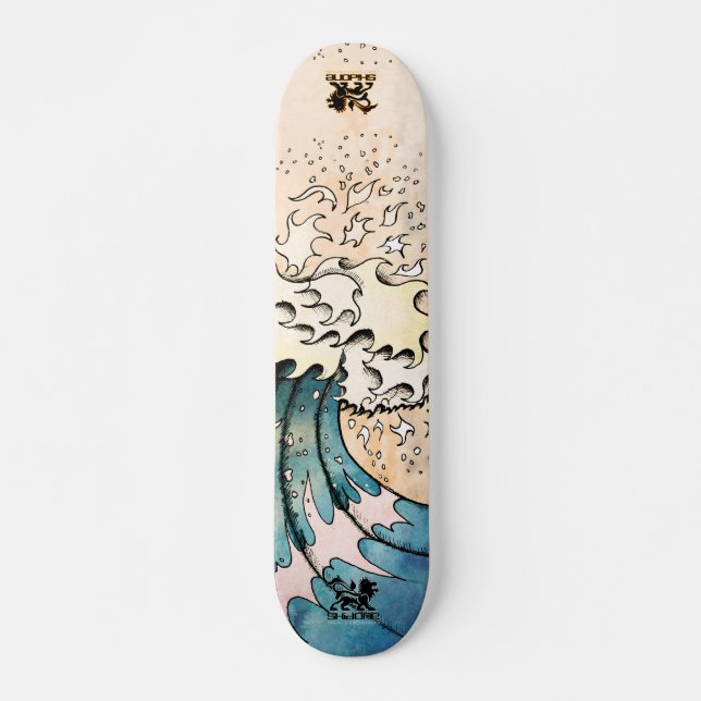 Skateboard Planche à roulettes de vague (Devant)