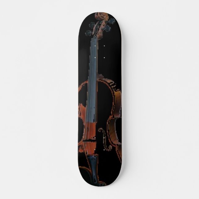 Skateboard Planche à roulettes de violon (Devant)