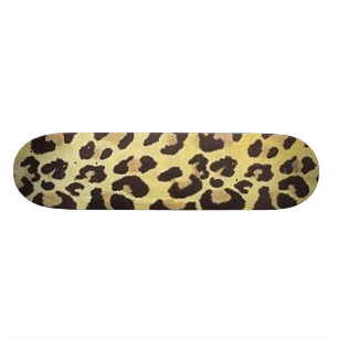 Skateboard Planche à roulettes d'empreinte de léopard