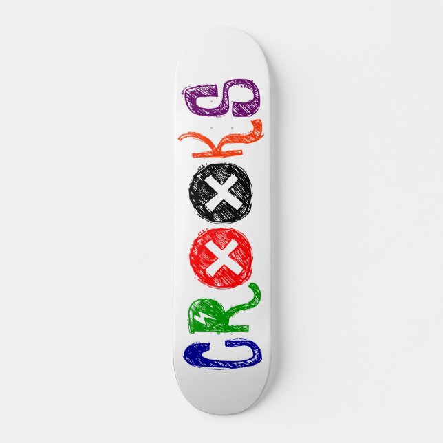 SKATEBOARD PLANCHE À ROULETTES D'ESCROCS (Devant)